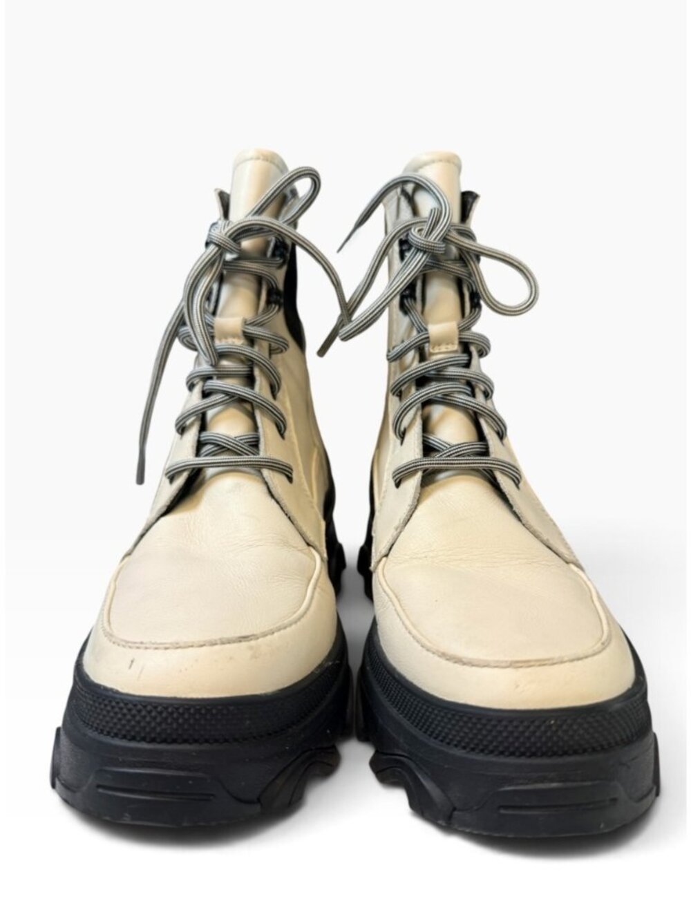 SOREL Womens Brex Chelsea Waterproof Boots~Size 6.5~Chalk/Black/Green P7 10 - Picture 2 of 12